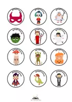 Προεπισκόπηση - Clipart / Γραφήματα - Karnevalsaufkleber - Αποκριάτικα αυτοκόλλητα επιβράβευσης - Σελίδα 1