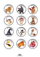 Προεπισκόπηση - Clipart / Γραφήματα - Karnevalsaufkleber - Αποκριάτικα αυτοκόλλητα επιβράβευσης - Σελίδα 2