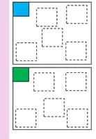 Vorschau - Mal- und Bastelvorlagen - 5 Klettmappen - Sortieren/Zuordnen - Merkmal "Farbe" - Seite 2
