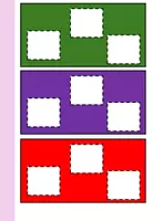 Vorschau - Mal- und Bastelvorlagen - 5 Klettmappen - Sortieren/Zuordnen - Merkmal "Farbe" - Seite 3