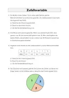 Vorschau - Arbeitsblätter - Stochastik - Zufallsvariable / Zufallsgröße - Seite 1