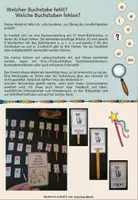 Vorschau - Fördermaterial/Inklusion - Leseübung (einsilbige Wörter): Welcher Buchstabe/Vokal fehlt ? - Seite 1