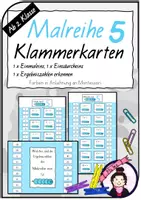 Vorschau - Arbeitsblätter - MATERIALPAKET Malreihe 5 | Arbeitsblätter & Spiele - Seite 1