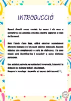 Vista previa - Tarjetas / Manipulativos - Detectius de carnaval: De quina disfressa es tracta? - página 1