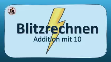 Vorschau - Präsentationen/Tafelbilder - Blitzrechnen "Addition mit 10 bis 20" - interaktiv - Seite 1