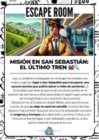 Vista previa - Juegos / Gamificación - Escape Room: Misión San Sebastián: El Último Tren - Portada