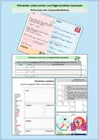 Vorschau - Stundenentwürfe - Grammatikrahmen - Wortarten untersuchen und Eigenschaften beweisen - Deckblatt