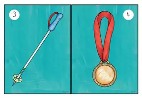 Vorschau - Arbeitsblätter - Lesespaziergang - Wintersport (1. - 2. Klasse) - Seite 2