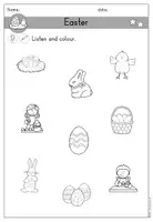 Vorschau - Arbeitsblätter - Easter Ostern Arbeitsblatt Hörverstehen differenziert - Englisch - Seite 3