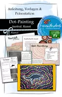 Vorschau - Mal- und Bastelvorlagen - Dot-Painting aus Australien: Anleitung & Präsentation - Deckblatt