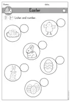 Vorschau - Arbeitsblätter - Easter Ostern Arbeitsblatt Hörverstehen differenziert - Englisch - Seite 2