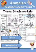 Vorschau - Arbeitsblätter - XXL Materialpaket anmalen - Wortschatz (Ständig wachsend!) - Seite 1