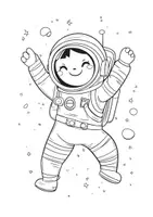 Vorschau - Mal- und Bastelvorlagen - Astronaut Ausmalbilder Kinder Weltall Weltraum Fensterbilder Mandala Bilder ausmalen - Seite 2