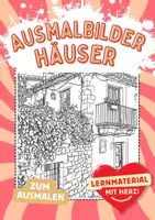 Vorschau - Arbeitsblätter - Ausmalbilder Haus - Deckblatt