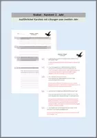 Vorschau - Test - Krabat - Kurztest drittes Jahr - Deckblatt