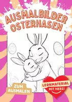 Vorschau - Arbeitsblätter - Osterhasen Ausmalbild Ausmalbilder Fensterbilder Ostern Hase Bilder ausmalen - Deckblatt