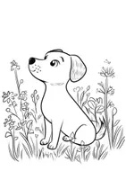 Vorschau - Arbeitsblätter - Kunst Hunde Tiere Ausmalbilder Fensterbilder Mandala Bild ausmalen - Seite 3