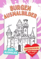 Vorschau - Arbeitsblätter - Mittelalter Kunst Stadt Ritter Ausmalbilder Material Paket zum Ausmalen - Seite 1