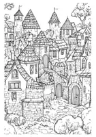 Vorschau - Mal- und Bastelvorlagen - Ritter und Burgen - Seite 2