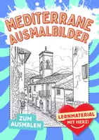 Vorschau - Arbeitsblätter - Kunst Stadt Dorf Ausmalbilder Mediterrane Fensterbilder Mandala Bild ausmalen - Deckblatt