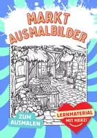 Vorschau - Arbeitsblätter - Mittelalter Kunst Stadt Ritter Ausmalbilder Material Paket zum Ausmalen - Deckblatt