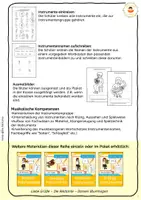 Vorschau - Arbeitsblätter - Blechblasinstrumente - Tafelkarten, Arbeitsblätter, Ausmalbilder - Orchester - Instrumente - Seite 2