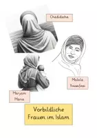 Vorschau - Stationenlernen - Chadidscha-Maryam-Malala / Vorbildliche Frauen im Islam - Deckblatt