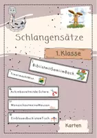 Vorschau - Aufgabenkarten - Schlangensätze - Deckblatt
