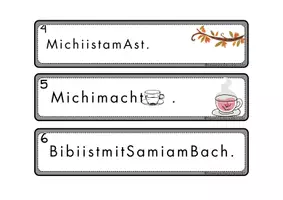 Vorschau - Aufgabenkarten - Schlangensätze - Seite 3