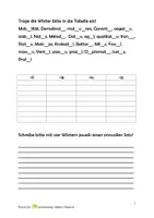 Vorschau - Arbeitsblätter - Fremdwörter mit den Endungen -iv, -il, -in, -iz, -ibel - Seite 2