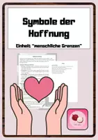 Vorschau - Arbeitsblätter - Symbole der Hoffnung im Christentum und den Weltreligionen / menschliche Grenzen - Deckblatt