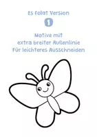 Vorschau - Mal- und Bastelvorlagen - Frühling Girlande Klasse 1 - Frühling Girlande Klasse 2 - Frühling Kunst Klasse 1/2 - Frühling Kunst Girlande - Seite 2