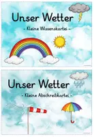 Vorschau - Arbeitsblätter - Wissenskartei/Abschreibkartei - Unser Wetter - Seite 1