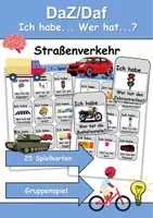 Vorschau - Arbeitsblätter - Ich habe, wer hat? XXL Paket (50 Spiele) 1. Klasse Deutsch, DaZ/DaF - Wortschatz Förderung, Hörverstehen, Leseverstehen - Gruppenspiel - Seite 1