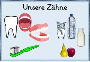 Vorschau - Mal- und Bastelvorlagen - Materialpaket Zähne Klasse 1-2 - Seite 3