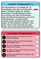 Vorschau - Arbeitsblätter - Wendekarten/Lesekarten Straßenverkehr - DaZ/DaF, Deutsch - Seite 2