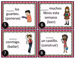 Vorschau - Stationenlernen - Tú Mandatos: Task Cards: Imperativ Spanische Aufgabenkarten (Mandatos) - Seite 1