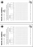 Vorschau - Arbeitsblätter - Würfle eine Addition oder Subtraktion | Mathe | Spiel - Seite 3