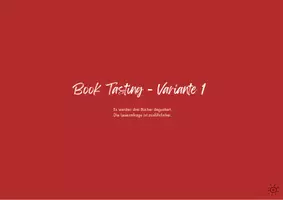 Vorschau - Stundenentwürfe - Book Tasting - Bücher degustieren - Seite 3