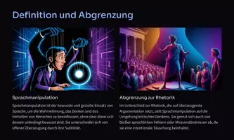 Vorschau - Fördermaterial/Inklusion - Präsentation: Die Macht der Sprache – Sprachmanipulation in Politik und Werbung als PDF und PowerPoint-Datei - Seite 3