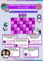 Vista previa - Juegos / Gamificación - INTERNATIONAL WOMEN'S DAY: Quiz & Board game - Portada
