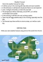 Προεπισκόπηση - Φύλλα εργασίας - Weather Vocabulary List (A1-A2) - Σελίδα 3