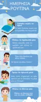 Προεπισκόπηση - Υποστηρικτικό υλικό / Ειδική αγωγή - Ημερήσια πρωινή ρουτίνα πριν το σχολείο - Εξώφυλλο