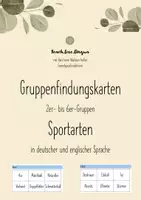 Vorschau - Anderer Materialtyp - Gruppenfindungskarten | Sportarten | EN & DE | 2er-6er - Deckblatt