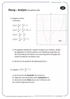 Vorschau - Arbeitsblätter - Analysis 49f - Übung zum mündlichen Abi - Aufgaben, Apps, Themenseite - Seite 1