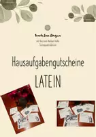 Vorschau - Bildkarten - Hausaufgabengutscheine | Latein - Deckblatt