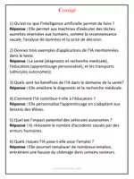 Aperçu - Feuilles d'exercices - L’intelligence artificielle - texte argumentatif - Page 2