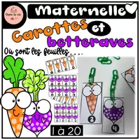 Aperçu - Apprentissages en autonomie - Carottes et betteraves Alimentation dénombrement - Page de couverture