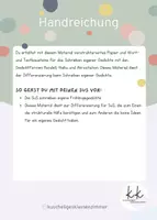 Vorschau - Arbeitsblätter - Wort- und Textbausteine Frühlingsgedicht - Seite 1