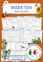 Vorschau - Unterrichtsreihen - Insekten - Selbstlernheft/Stationen - Deckblatt